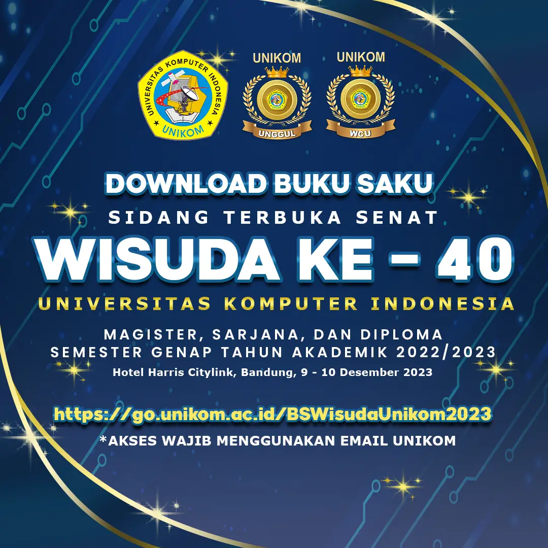 Buku Saku Wisudawan UNIKOM ke - 40